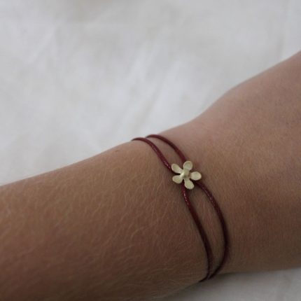 Pulseira Connect Marsala Flor Fosca
